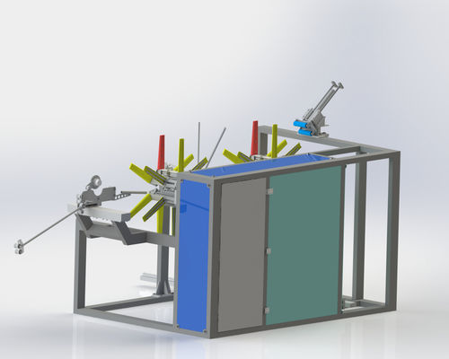 Enrolador de tubos de plástico HDPE LDPE Enrolador automático de tubos de estação única ou dupla