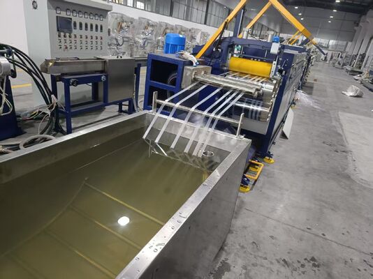 Linha de Produção de Fitas PP Sincronizadas de 6 Fios com Tolerância Dimensional de ±0,05mm e Matriz de Fluxo Divergente 1-para-6