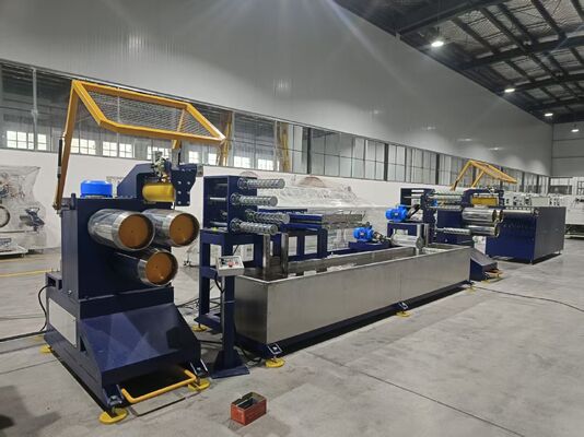 Design Móvel e Temperatura Ajustável (10-25°C) Tanques Duplos – Linha de Extrusão de Fita PP