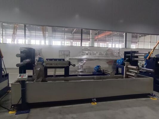 Linha de Extrusão de PP de 55 Metros de Comprimento com Potência de 235KW – Solução Completa Turnkey da Secagem ao Rolo Acabado