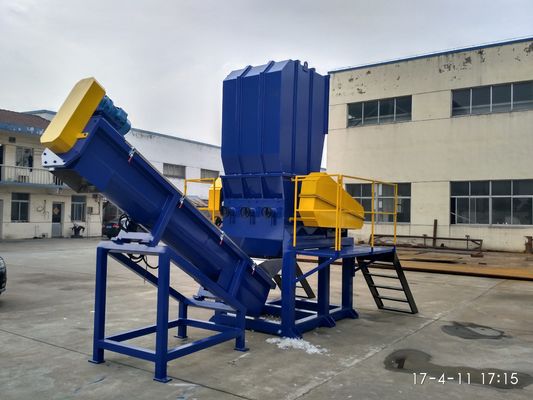 Triturador Industrial de Eixo Único 380V 30 Facas Movelantes para Plásticos