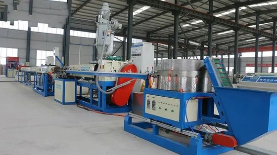 Linha de produção de tubos de irrigação por gotejamento totalmente automática Refrigeração por água 350 m/min