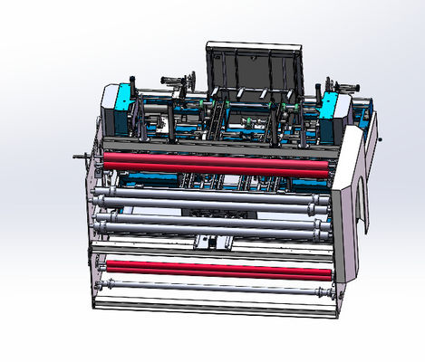 Máquina de embalagem automática de rolos têxteis