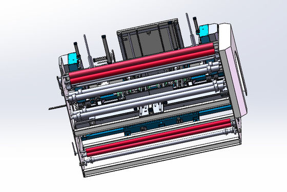 Máquina de embalagem automática de tecidos em rolos de controlo PLC para tecidos tubulares