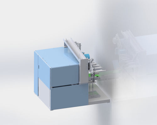 Máquina de enrolar tubos macios de plástico de bobina dupla para fita de micro-espuma