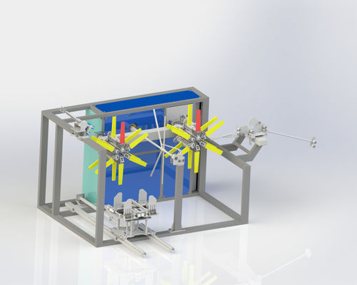 Controle PLC totalmente automático do enrolador de tubos de irrigação por gotejamento para fita de microespuma