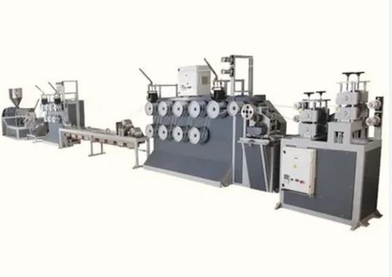 Linha de extrusão automática de parafusos de parafuso único para embalagem e aglomeração