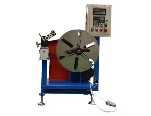 Máquina automática de enrolar tubos de plástico de tiras de borracha com controle de tensão