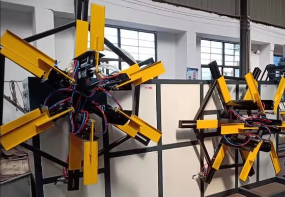 Máquina de enrolar mangueira de PVC com tira de borracha PE de 380v Máquina de enrolar bobina de estação dupla