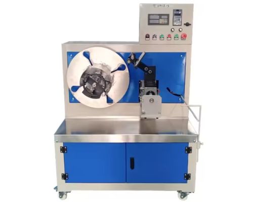 Máquina de enrolamento de tubos de plástico de controlo de tensão, bobina de plástico automática de disco único