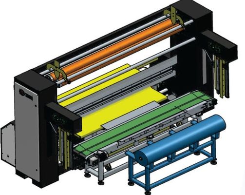 Máquina automática de embalagem de tecido de almofada de dupla cadeia