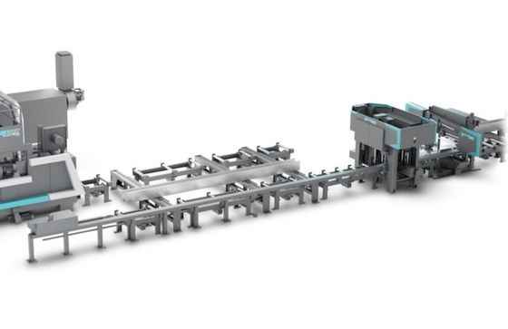 Controle PLC automático do paletizador robótico de alta velocidade e do despaletizador
