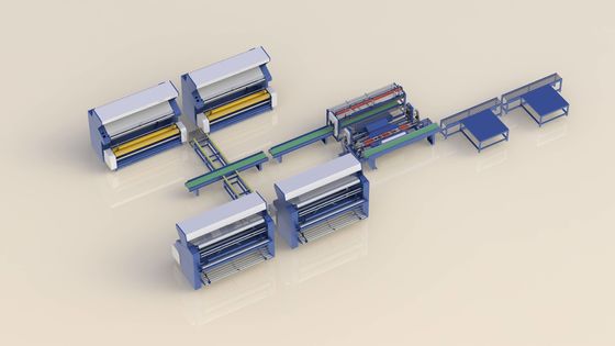 Máquina de embalagem de tecido de rolo de encolhimento totalmente automática