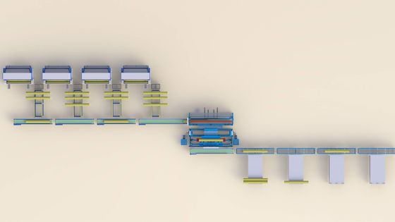 Automatização Máquina de embalagem de rolos de tecido portátil