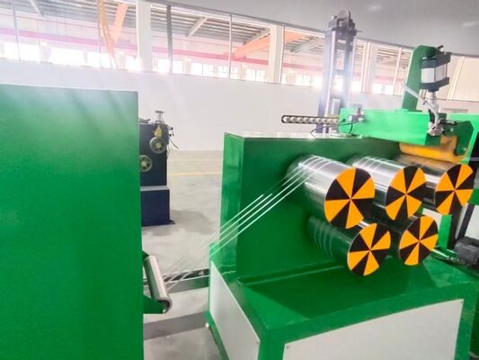 Adequado para fios planos de PP, tiras decorativas e perfis personalizados